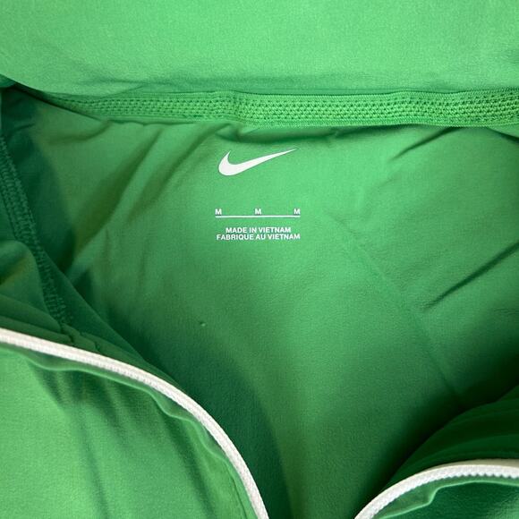 Nike Football Coaches Sideline 1/4 Zip SS Hoodie Jacket Mens M Green NWT - Picture 4 of 7